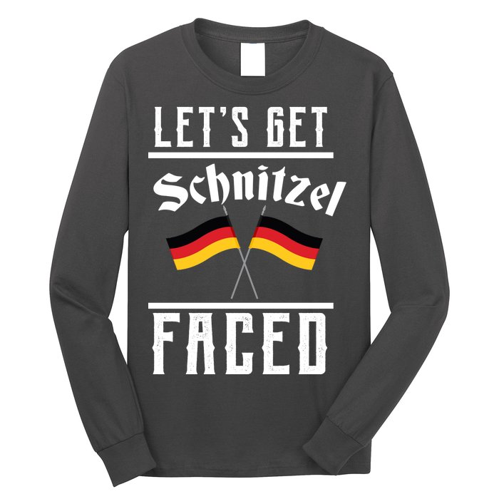 Let's Get Schnitzel Faced Long Sleeve Shirt