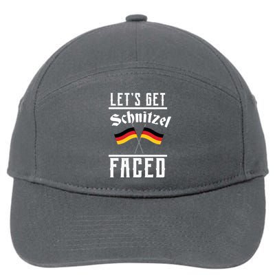 Let's Get Schnitzel Faced 7-Panel Snapback Hat