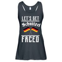 Let's Get Schnitzel Faced Ladies Essential Flowy Tank