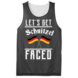 Let's Get Schnitzel Faced Mesh Reversible Basketball Jersey Tank