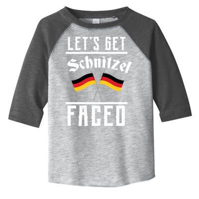 Let's Get Schnitzel Faced Toddler Fine Jersey T-Shirt