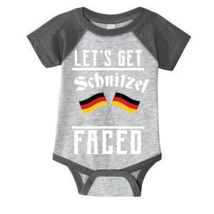 Let's Get Schnitzel Faced Infant Baby Jersey Bodysuit