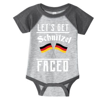 Let's Get Schnitzel Faced Infant Baby Jersey Bodysuit