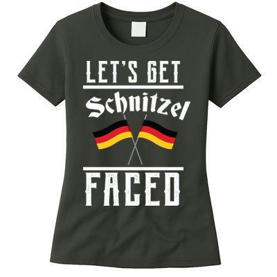 Let's Get Schnitzel Faced Womens T-Shirt