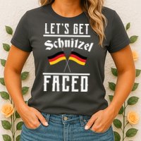 Let's Get Schnitzel Faced Womens T-Shirt