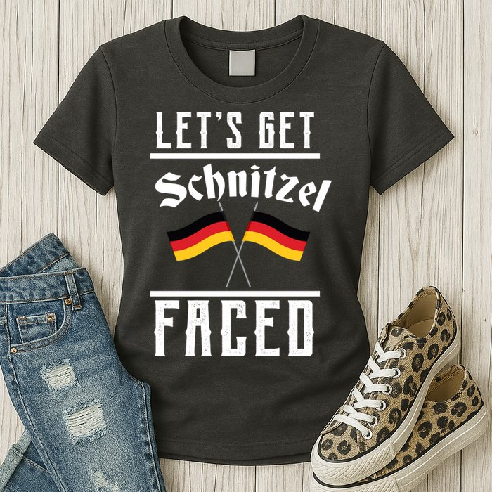 Let's Get Schnitzel Faced Womens T-Shirt