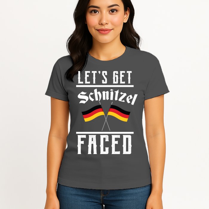 Let's Get Schnitzel Faced Womens T-Shirt