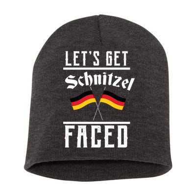 Let's Get Schnitzel Faced Short Acrylic Beanie