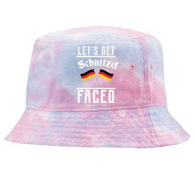 Let's Get Schnitzel Faced Tie-Dyed Bucket Hat