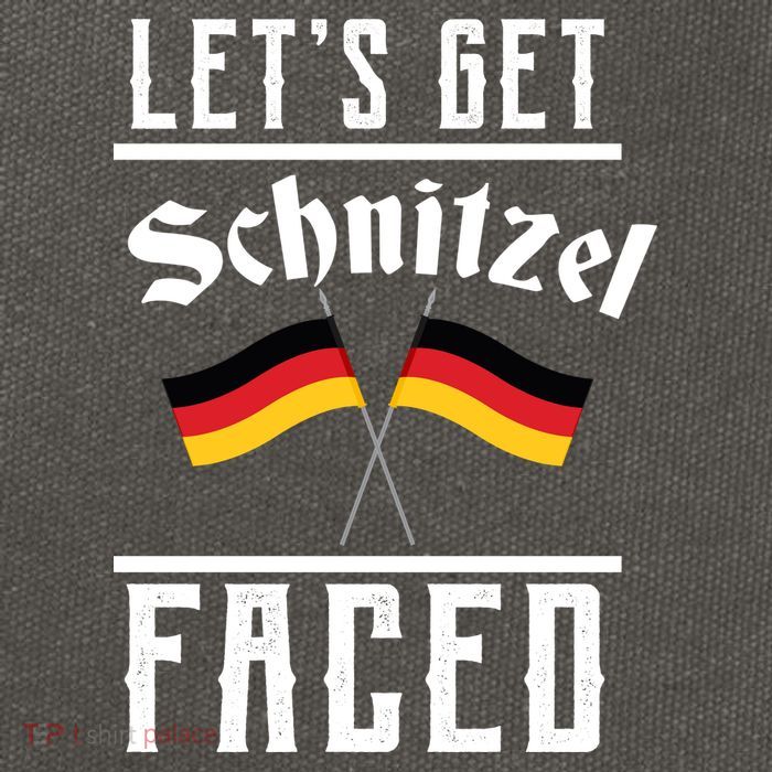 Let's Get Schnitzel Faced Cotton Canvas Backpack
