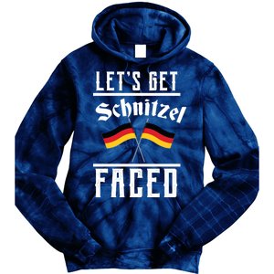 Let's Get Schnitzel Faced Tie Dye Hoodie