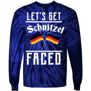 Let's Get Schnitzel Faced Tie-Dye Long Sleeve Shirt