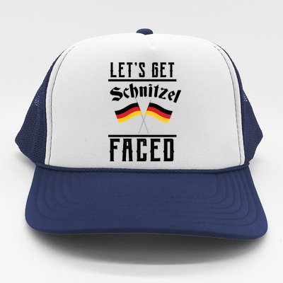 Let's Get Schnitzel Faced Trucker Hat