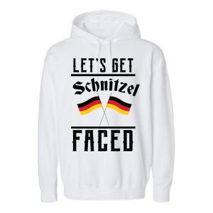 Let's Get Schnitzel Faced Garment-Dyed Fleece Hoodie