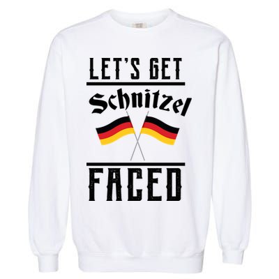 Let's Get Schnitzel Faced Garment-Dyed Sweatshirt