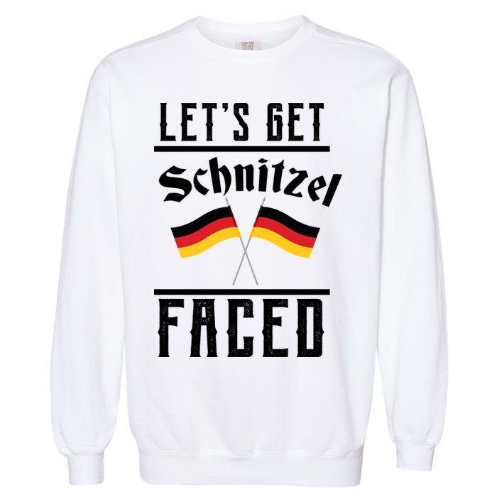 Let's Get Schnitzel Faced Garment-Dyed Sweatshirt