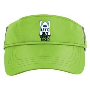 Let's Get Sheet Faced Adult Drive Performance Visor