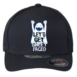 Let's Get Sheet Faced Flexfit Unipanel Trucker Cap