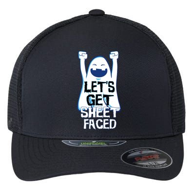 Let's Get Sheet Faced Flexfit Unipanel Trucker Cap