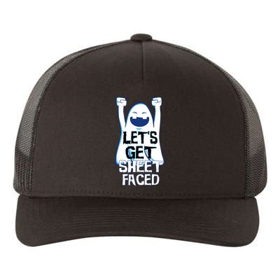 Let's Get Sheet Faced Yupoong Adult 5-Panel Trucker Hat