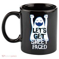 Let's Get Sheet Faced 11oz C Handle Ceramic Mug