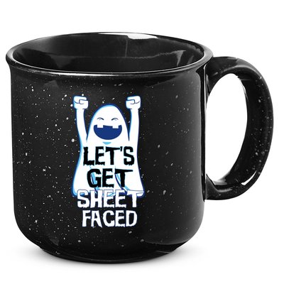Let's Get Sheet Faced 15oz Campfire Ceramic Mug