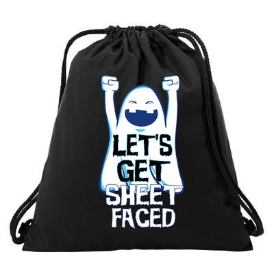 Let's Get Sheet Faced Drawstring Bag