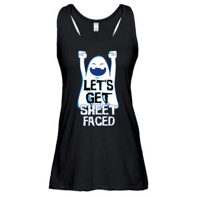 Let's Get Sheet Faced Ladies Essential Flowy Tank