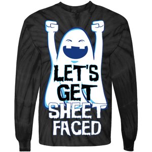 Let's Get Sheet Faced Tie-Dye Long Sleeve Shirt