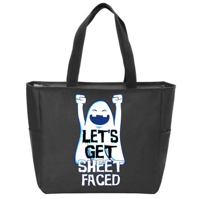 Let's Get Sheet Faced Zip Tote Bag