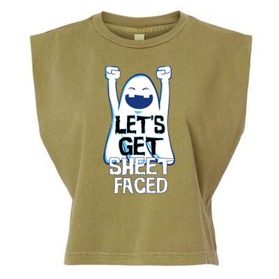 Let's Get Sheet Faced Garment-Dyed Women's Muscle Tee