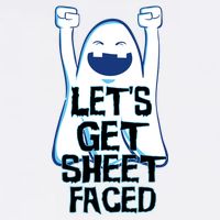 Let's Get Sheet Faced Garment-Dyed Sweatshirt