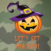 Let's Get Smashed Funny Halloween Legacy Tie Dye Trucker Hat