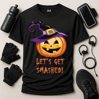 Let's Get Smashed Funny Halloween Performance Shirt
