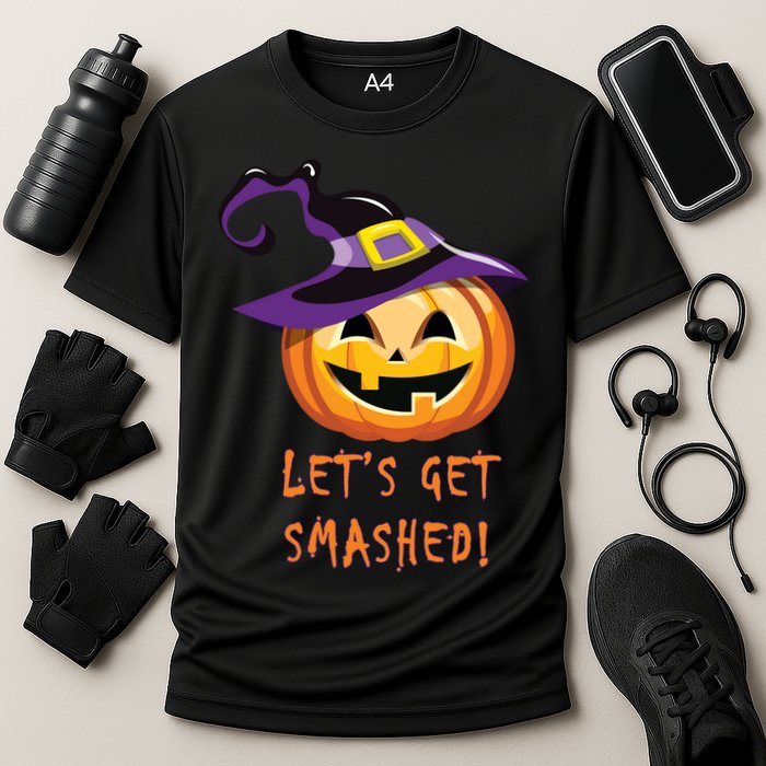 Let's Get Smashed Funny Halloween Performance Shirt