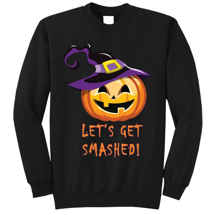 Let's Get Smashed Funny Halloween Sweatshirt