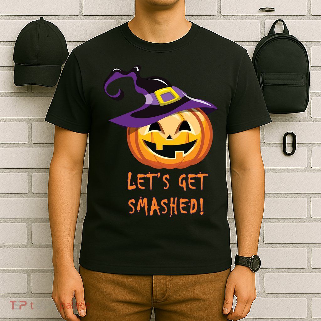 Let's Get Smashed Funny Halloween T-Shirt
