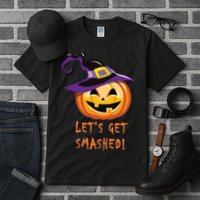 Let's Get Smashed Funny Halloween Tall T-Shirt