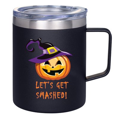 Let's Get Smashed Funny Halloween 12oz Stainless Steel Coffee Mug