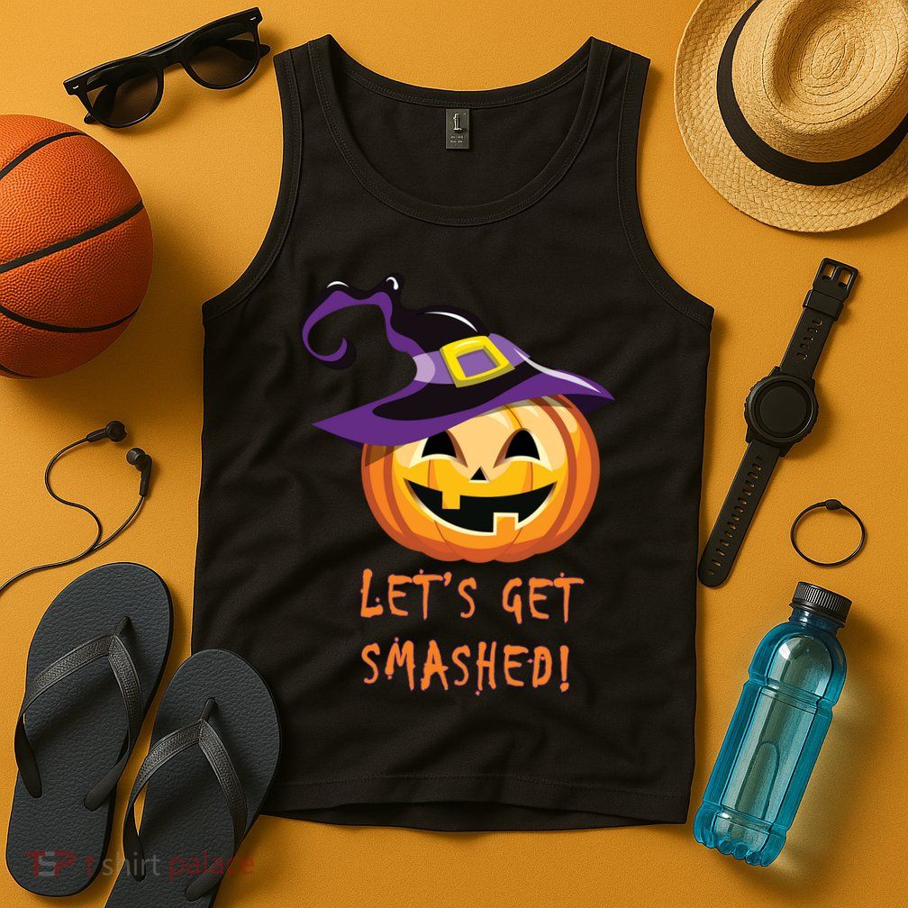 Let's Get Smashed Funny Halloween Tank Top