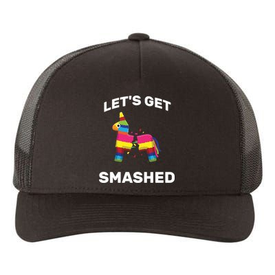 Let's Get Smashed Pinata Yupoong Adult 5-Panel Trucker Hat