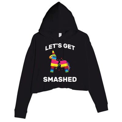 Let's Get Smashed Pinata Crop Fleece Hoodie