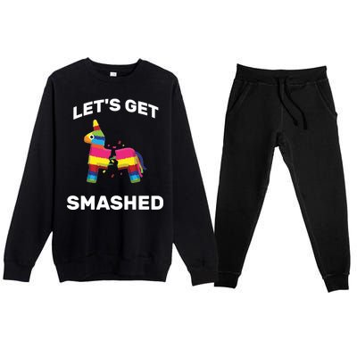 Let's Get Smashed Pinata Premium Crewneck Sweatsuit Set