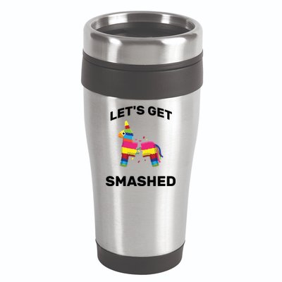 Let's Get Smashed Pinata 16oz Travel Tumbler