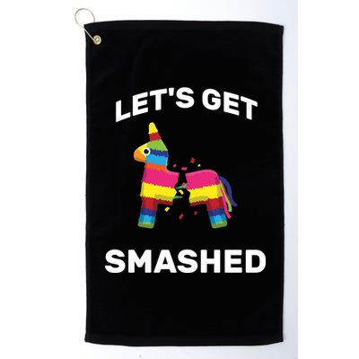 Let's Get Smashed Pinata Platinum Collection Golf Towel