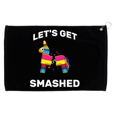 Let's Get Smashed Pinata Grommeted Golf Towel