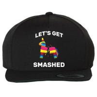 Let's Get Smashed Pinata Wool Snapback Cap