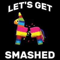 Let's Get Smashed Pinata Wool Snapback Cap