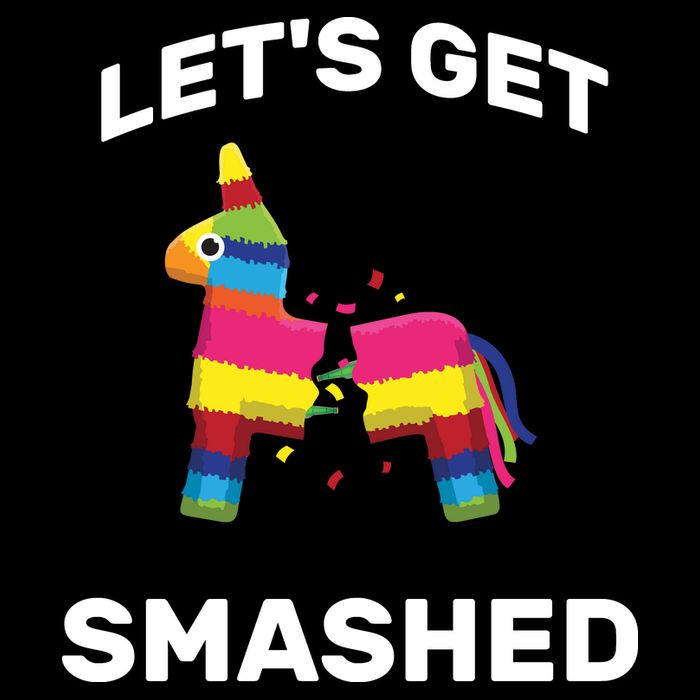 Let's Get Smashed Pinata Wool Snapback Cap