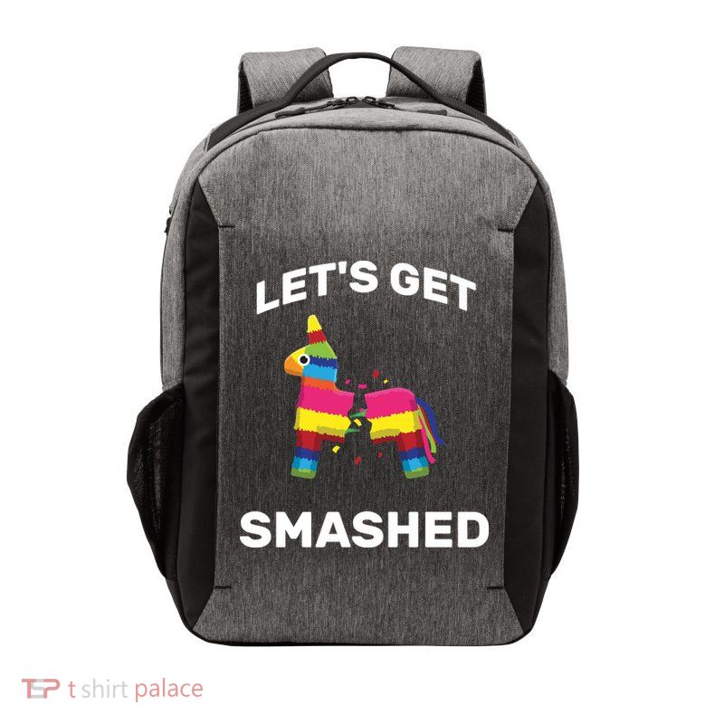 Let's Get Smashed Pinata Vector Backpack